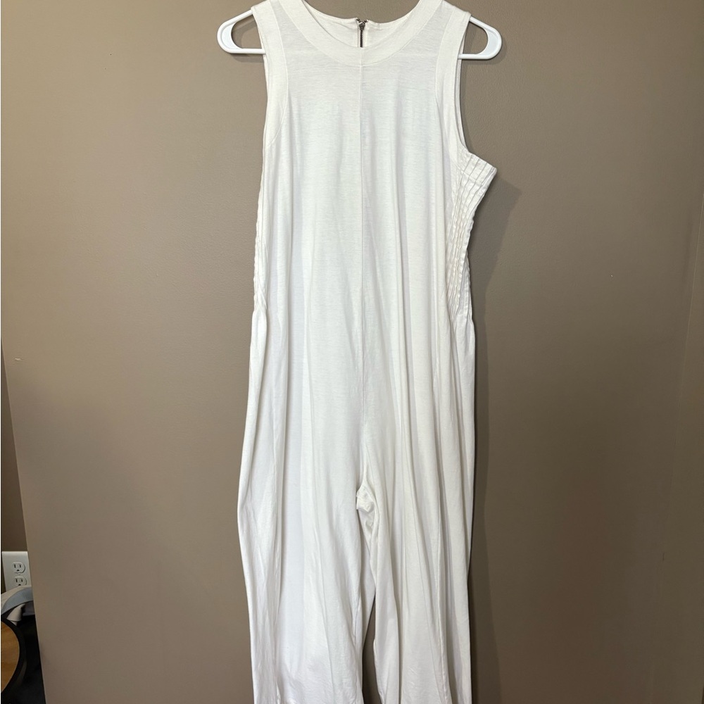 Osklen Wide Leg Jumpsuit Women’s M Boho Beachy Summer Cotton - Picture 2 of 9